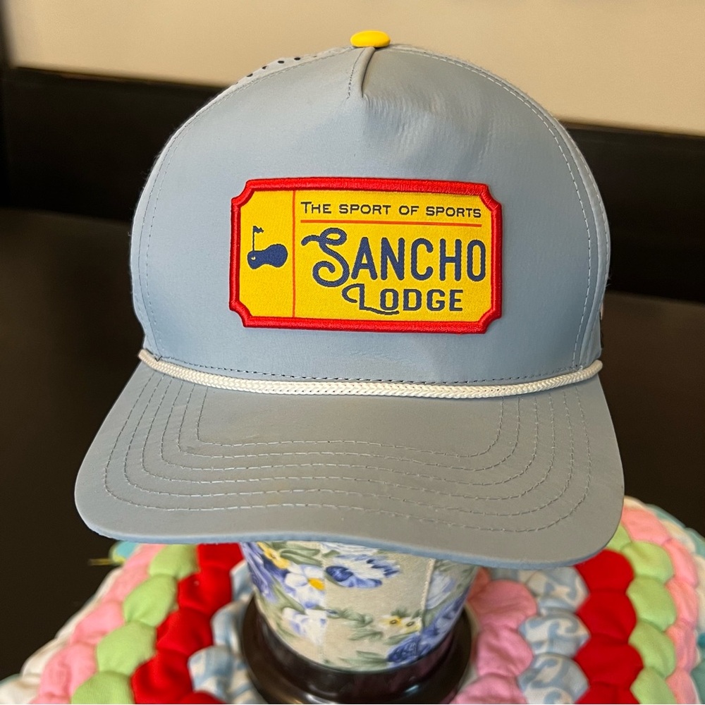 Staunch Sancho Lodge Grey Blue Rope Band Hybrid SnapBack Hat